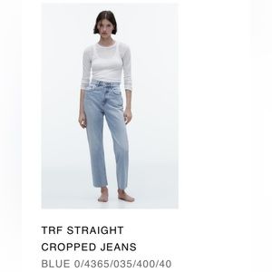 Zara straight leg jeans (worn once)